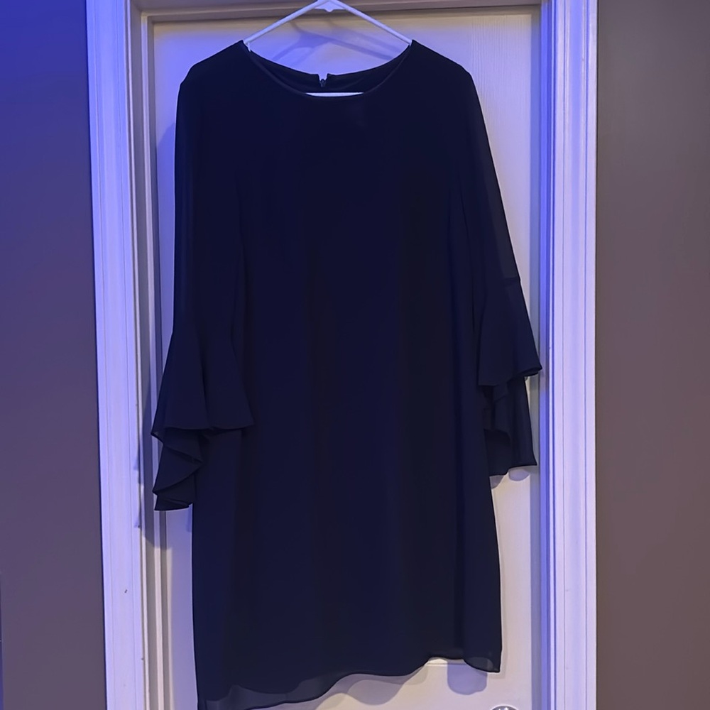 Navy Blue 3/4 sleeve dress
